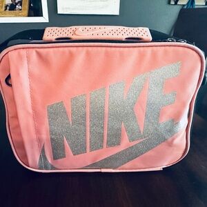 Nike Pink and silver glitter lunchbox in like new condition